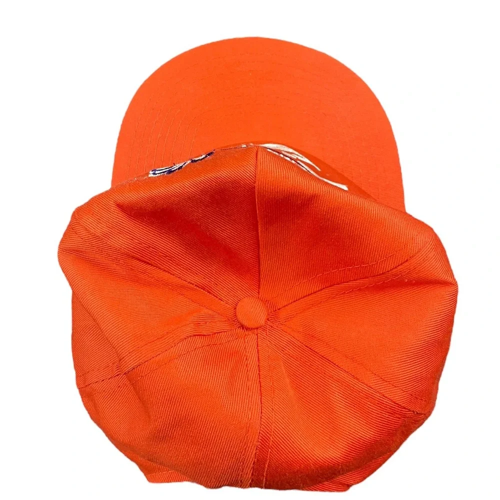 Vintage Clemson Tigers Snapback Hat Cap Football 90s‎ Orange Paw OSFA